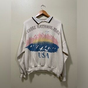 Prince USA National Park cream sweatshirt